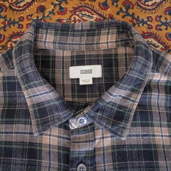 Flannel Shirt (brand: CLOSED) Medium - Picture 1 of 8